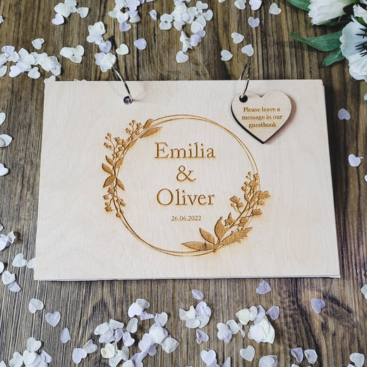 Wooden Wedding Guestbooks