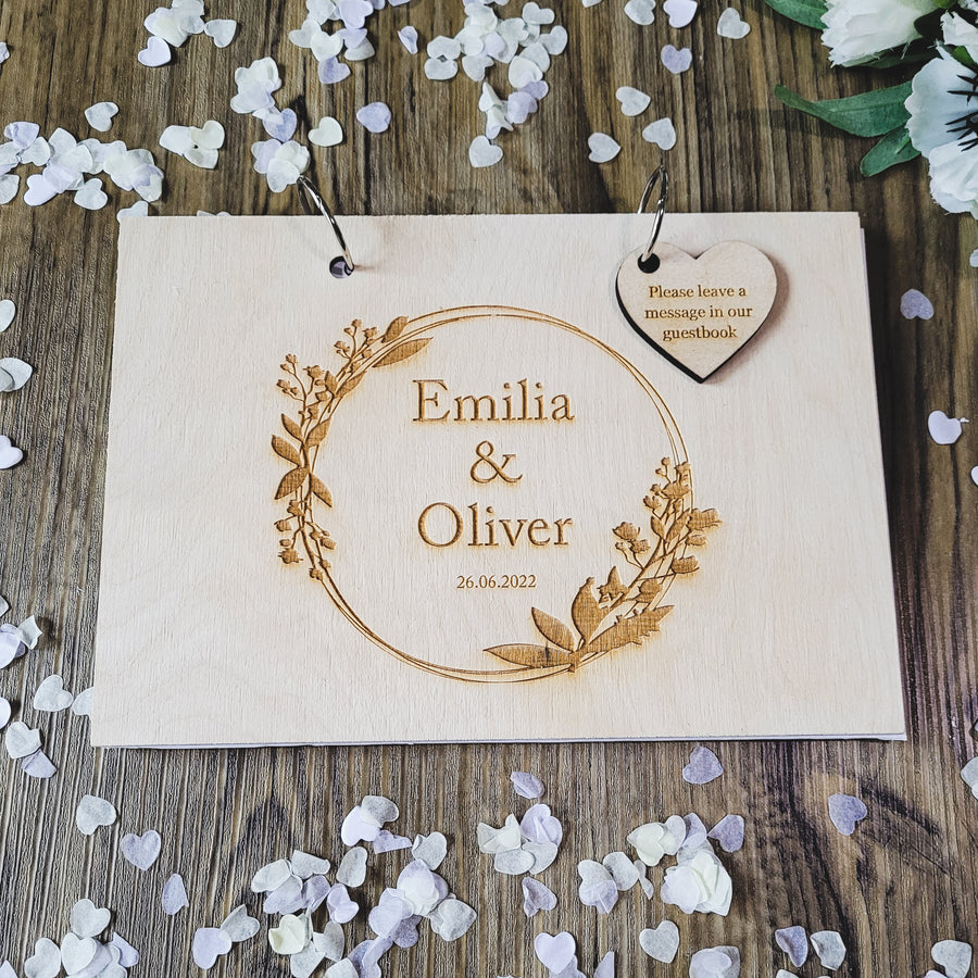 Wooden Wedding Guestbooks collection