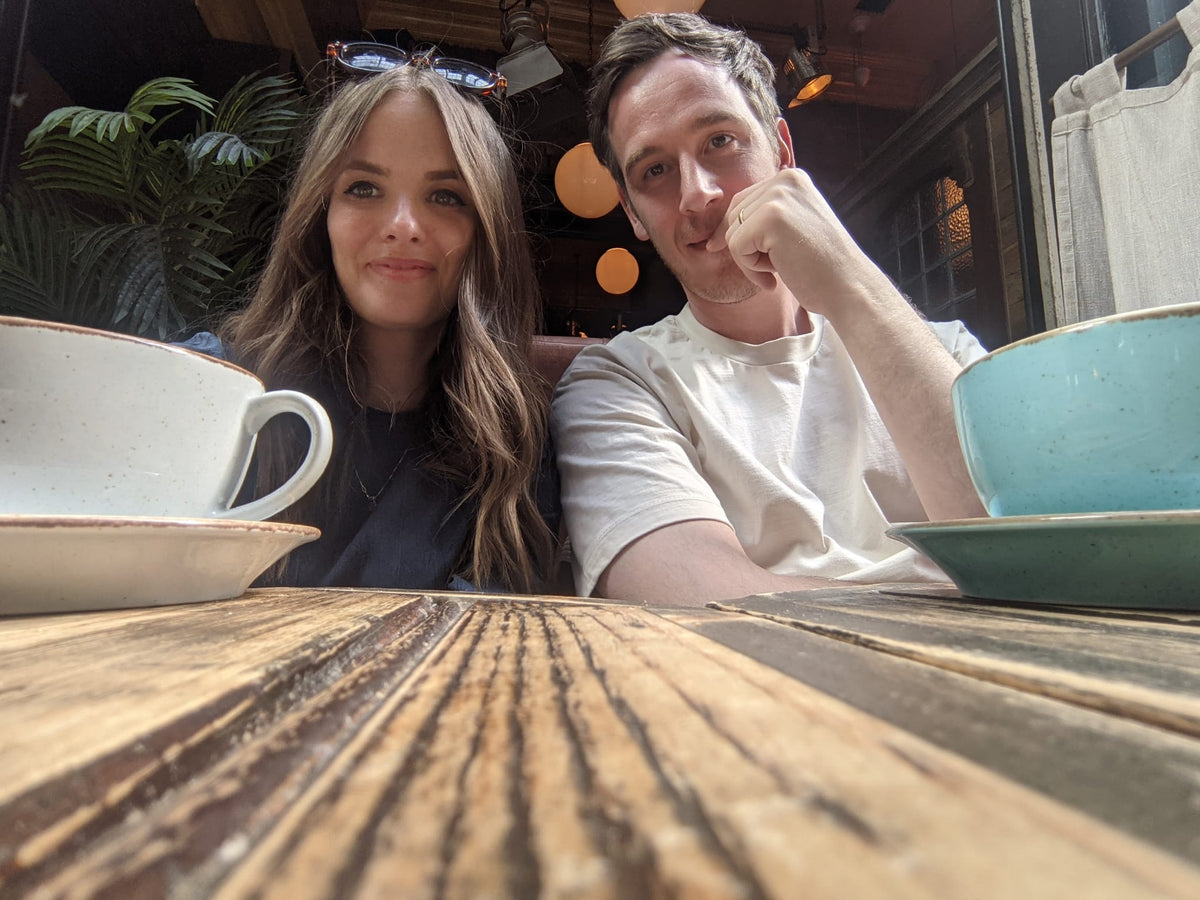 Rhodri and Nichola, founders of Mark My Word