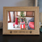 Christmas Pet Personalised Name Photo Frame - Engraved Wooden Photo Frame - Dog or Cat Photo Frame - Pet Picture frame