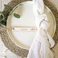 Personalised Wooden Bookmark Wedding Place Setting