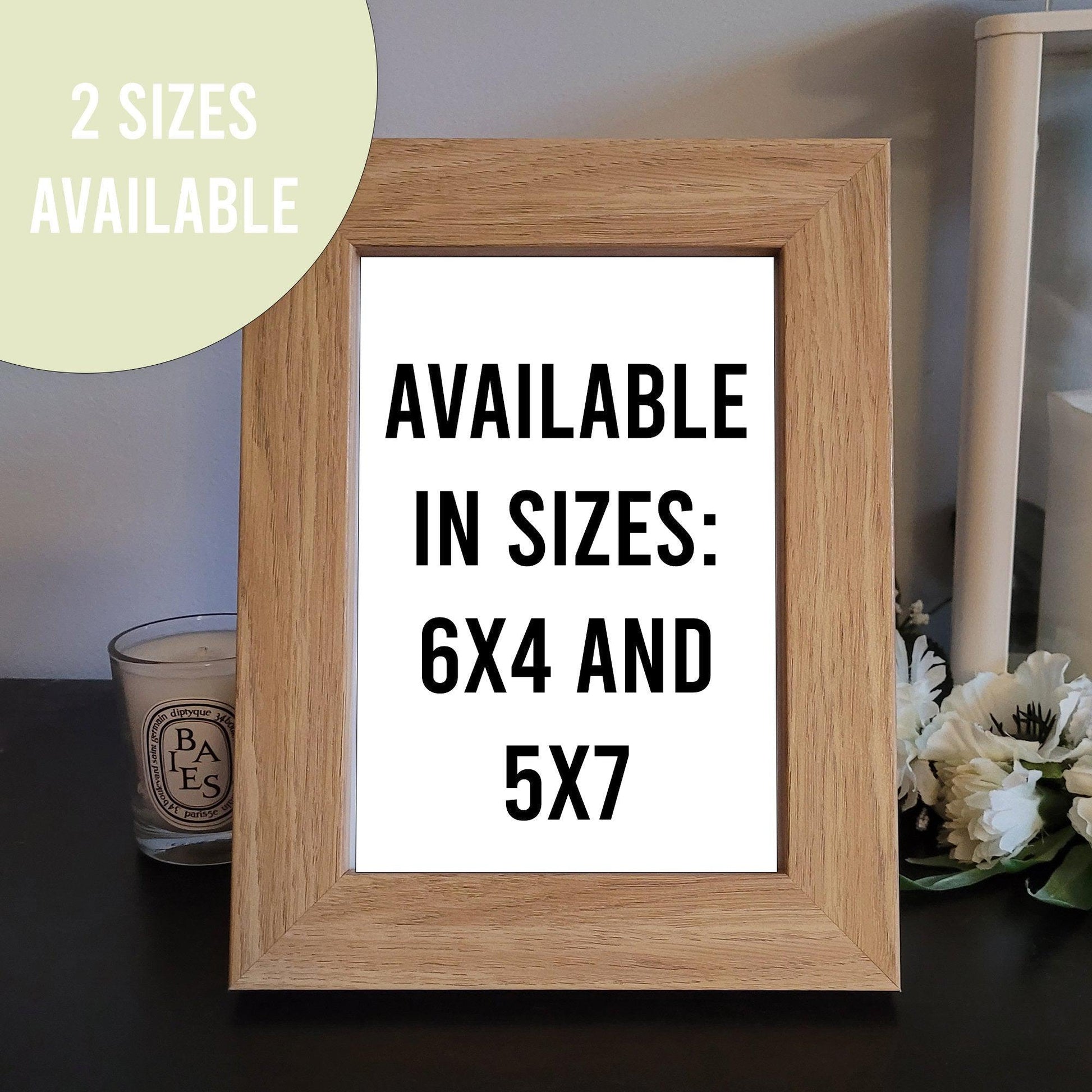 5th Anniversary Photo Frame - Happy 5th Anniversary Gift - Wedding Anniversary - Anniversary Gift - Wooden Gift