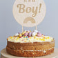 Baby Announcement Cake Topper - It's a Boy - Baby Shower Cake Topper 14.5cm