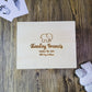 Baby Elephant Keepsake Box | Personalised Box with Birth Details | Custom Wooden Box