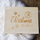 Christmas Eve box - Wooden Engraving box - Keepsake Wooden Box - Christmas storage box- Wooden Christmas box