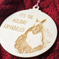 Friends Christmas Bauble - Holiday Armadillo Christmas Tree Ornament