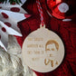 Gavin And Stacey Christmas Bauble - Bryn 'Mint Baileys? What ever will they think of next!?'