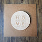 Home Scrabble Letters - Housewarming Card | Wooden Engraved Card