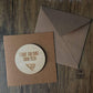 I Love You More Than Pizza Anniversary Card - Engraved Wooden Card- Pizza Lovers