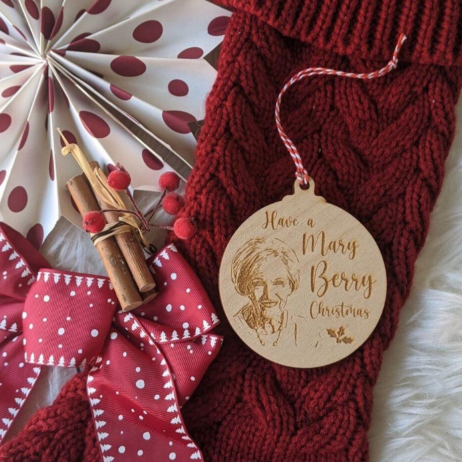 Mary Berry Christmas Bauble - Christmas Decorations - Have a Mary Berry Christmas