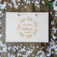 Mr and Mrs PERSONALISED Wedding Guest Book | Rustic Wedding Decor | Wooden Guest Book Alternative | Unique Wedding Guestbook