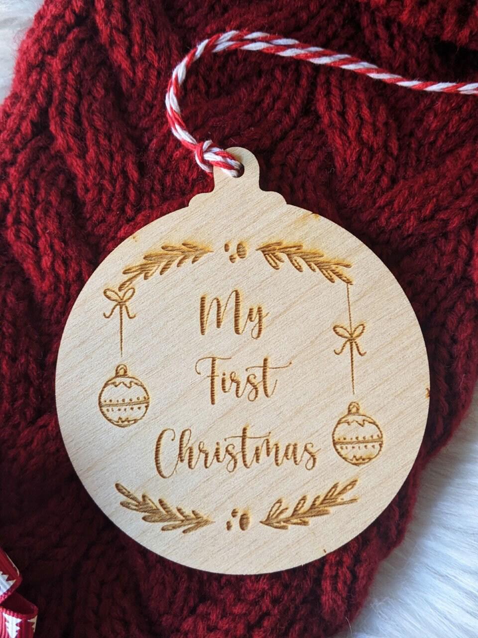 My 1st Christmas Bauble - Christmas Tree Ornament