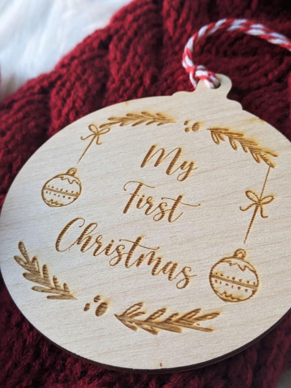 My 1st Christmas Bauble - Christmas Tree Ornament