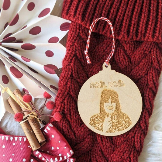 Noel Fielding Noel Noel Christmas Bauble - Bake off Christmas Decorations