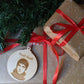 Noel Gallagher Oasis - Noel Noel Christmas Tree Ornament - Wooden Engraving - Oasis Christmas Bauble or Christmas Gift Tag