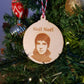 Noel Gallagher Oasis - Noel Noel Christmas Tree Ornament - Wooden Engraving - Oasis Christmas Bauble or Christmas Gift Tag