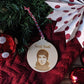 Noel Gallagher Oasis - Noel Noel Christmas Tree Ornament - Wooden Engraving - Oasis Christmas Bauble or Christmas Gift Tag