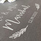 PERSONALISED Slate Cheese Board - Mr and Mrs Cheese Board - Wedding gift