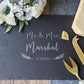 PERSONALISED Slate Cheese Board - Mr and Mrs Cheese Board - Wedding gift