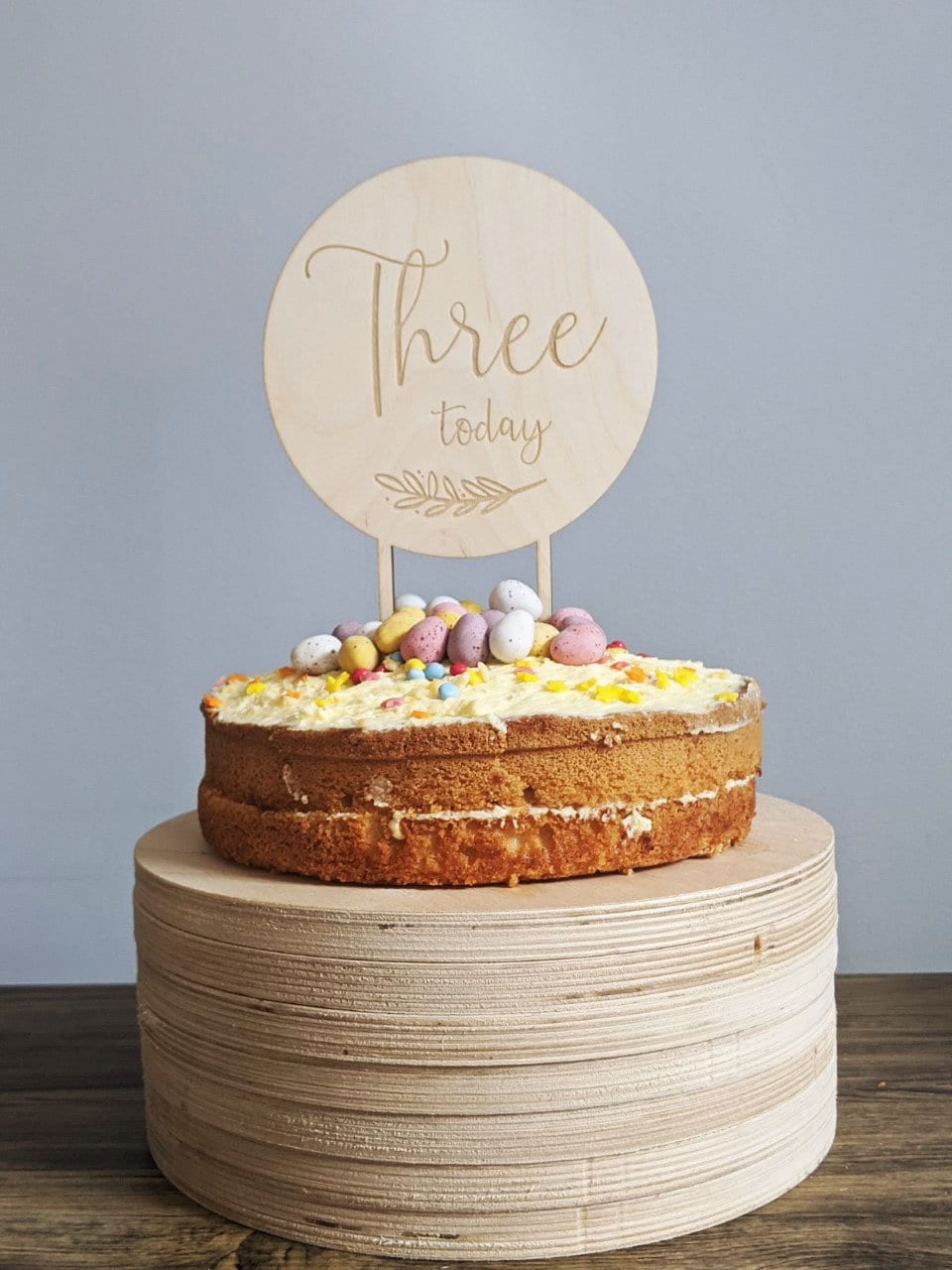 Personalised Birthday Cake Topper - Custom Birthday Cake Decoration