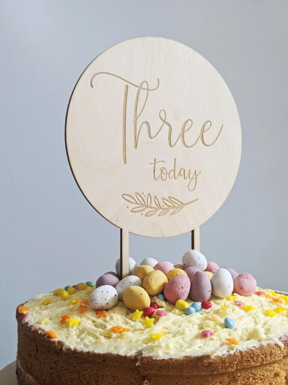 Personalised Birthday Cake Topper - Custom Birthday Cake Decoration