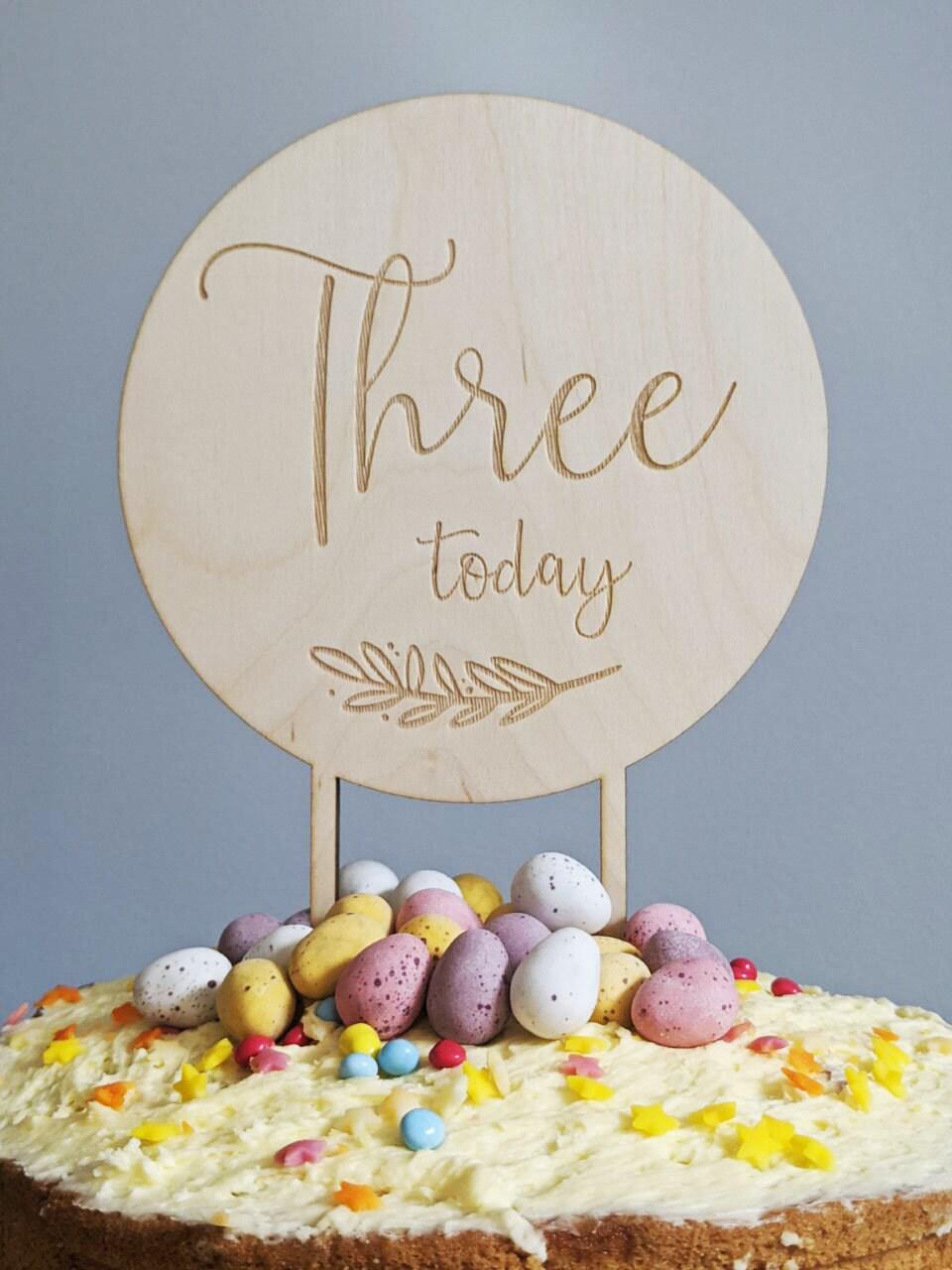 Personalised Birthday Cake Topper - Custom Birthday Cake Decoration