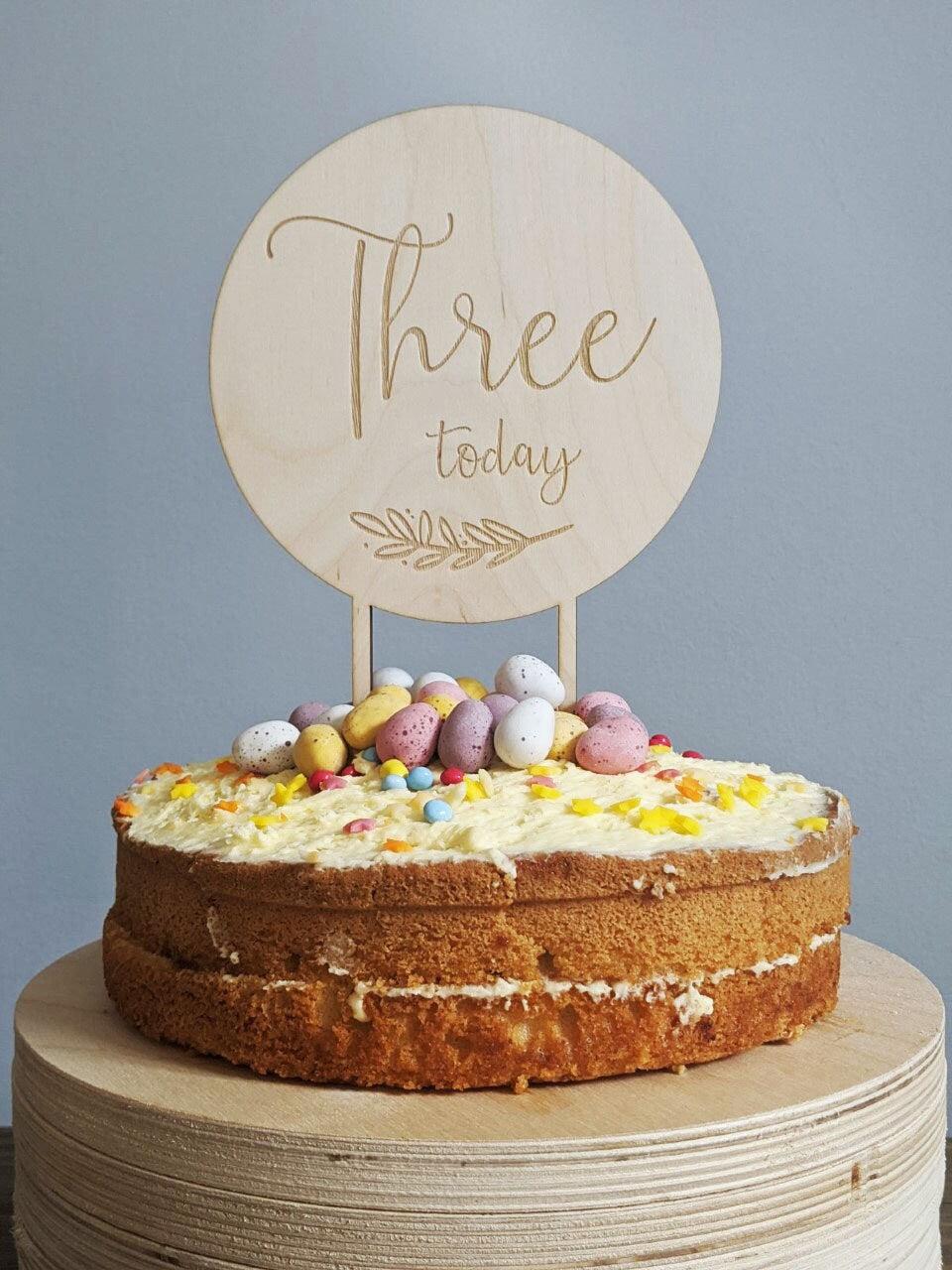 Personalised Birthday Cake Topper - Custom Birthday Cake Decoration