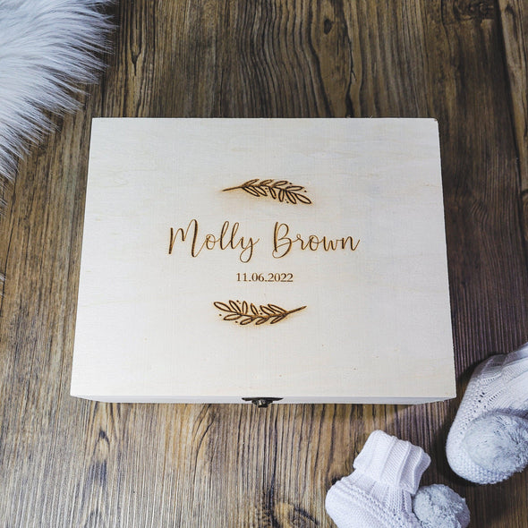 Personalised Keepsake Box | Baby Memory Box | Children's Custom Box