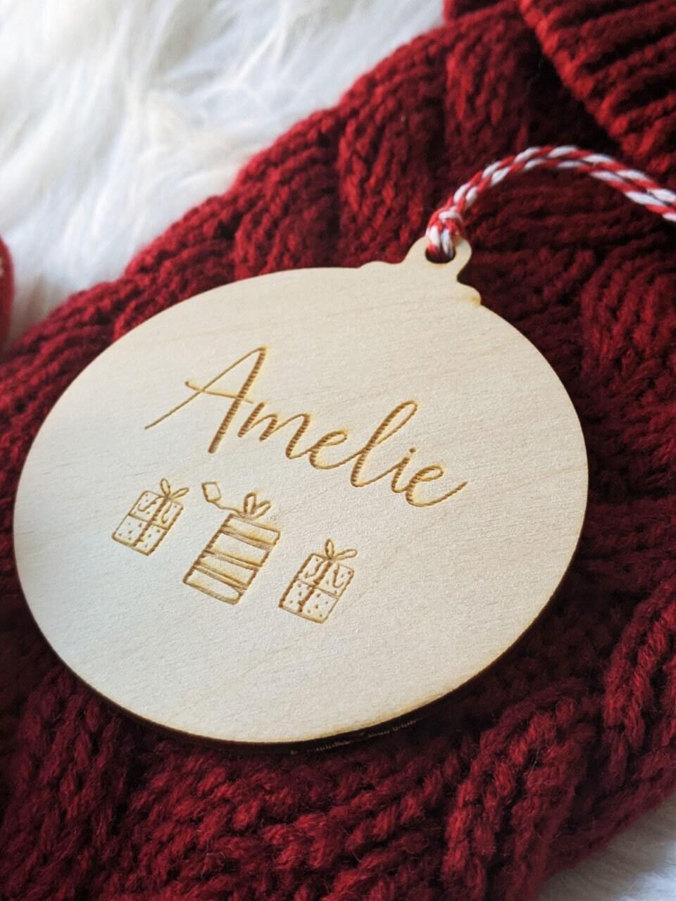 Personalised Name Christmas Bauble - Christmas Tree Ornament