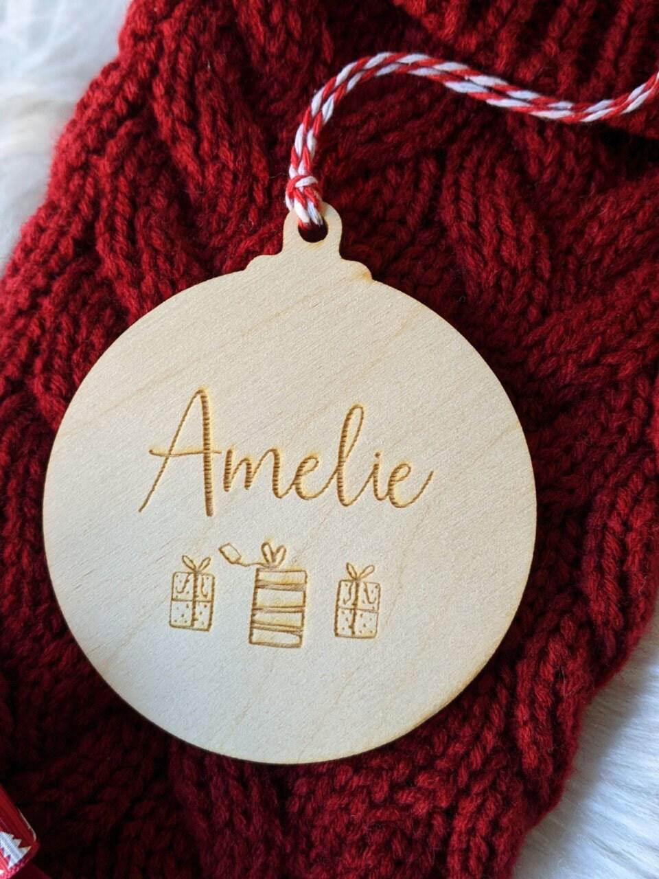 Personalised Name Christmas Bauble - Christmas Tree Ornament