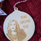 Schitts Creek Christmas Bauble - Merry Christmas Bebe Christmas Decoration - Wooden Engraved Christmas Ornament or Christmas Gift Tag