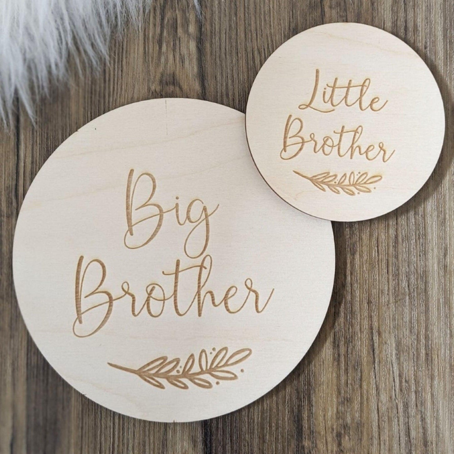 Sibling Announcement - Big Brother and Little brother Baby Announcement - Big Sister and Little Sister Pregnancy Announcement