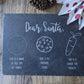 Slate Christmas Eve Treat Boards - Christmas Eve Tray - Santa Tray - Santa Treat Board - Christmas Eve Plate