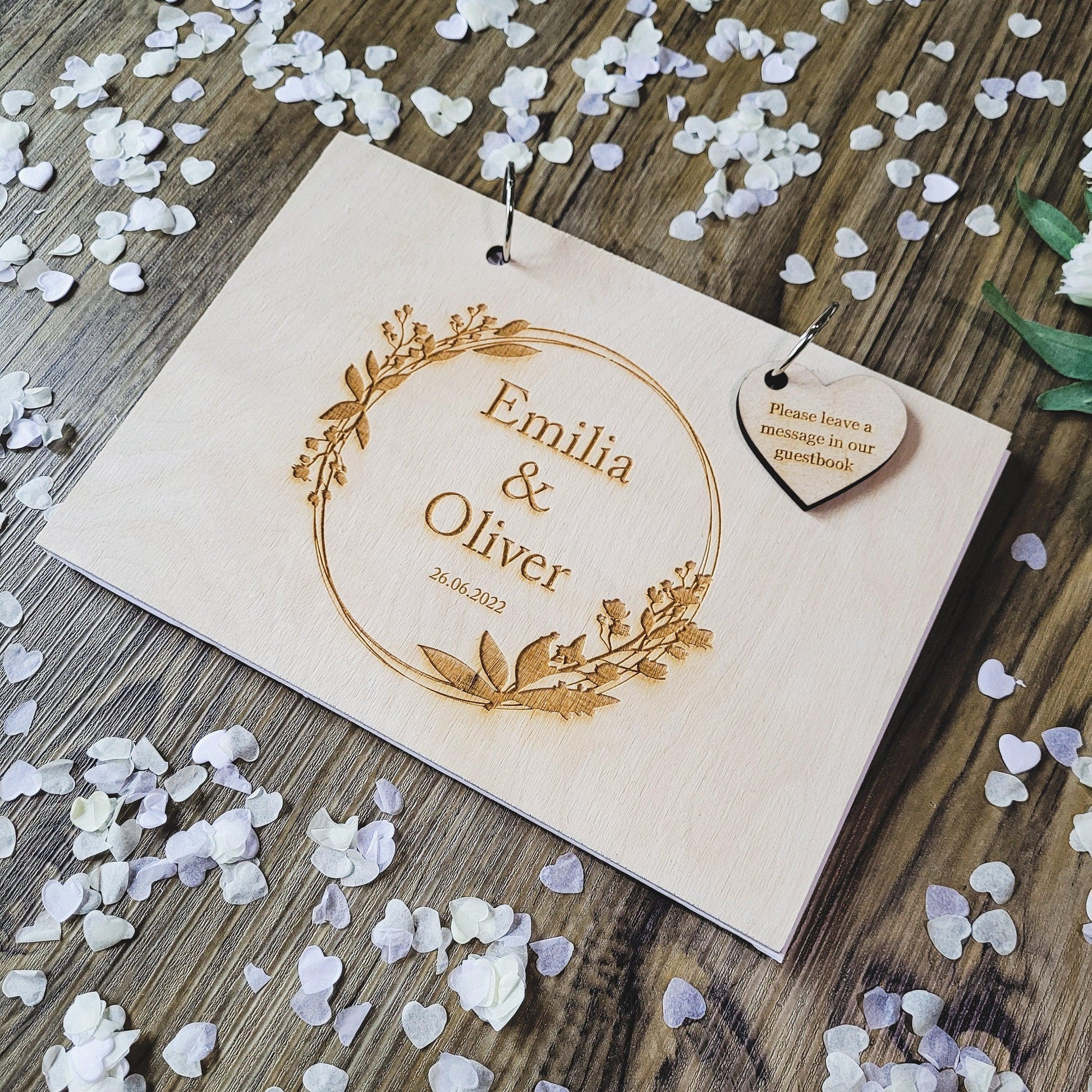 Unique Wooden Wedding Guest Book | Rustic Wedding Decor | Wooden Guest Book Alternative | Unique Wedding Guestbook