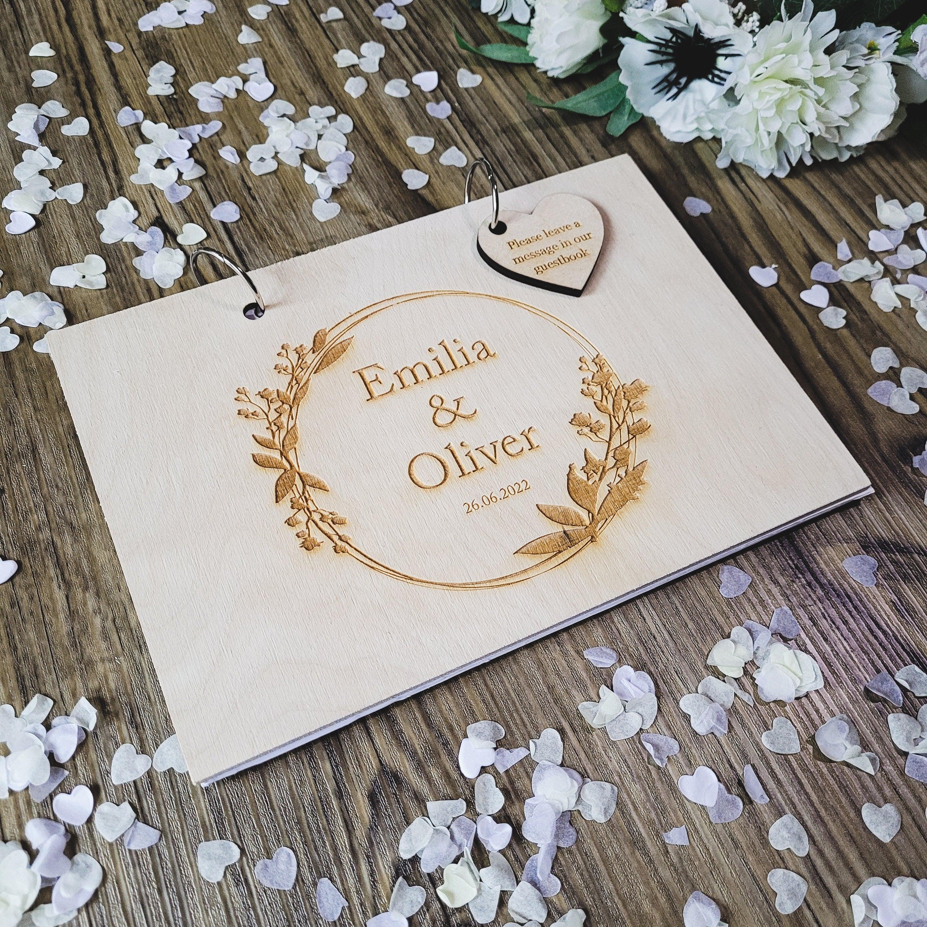 Wooden popular Guestbook