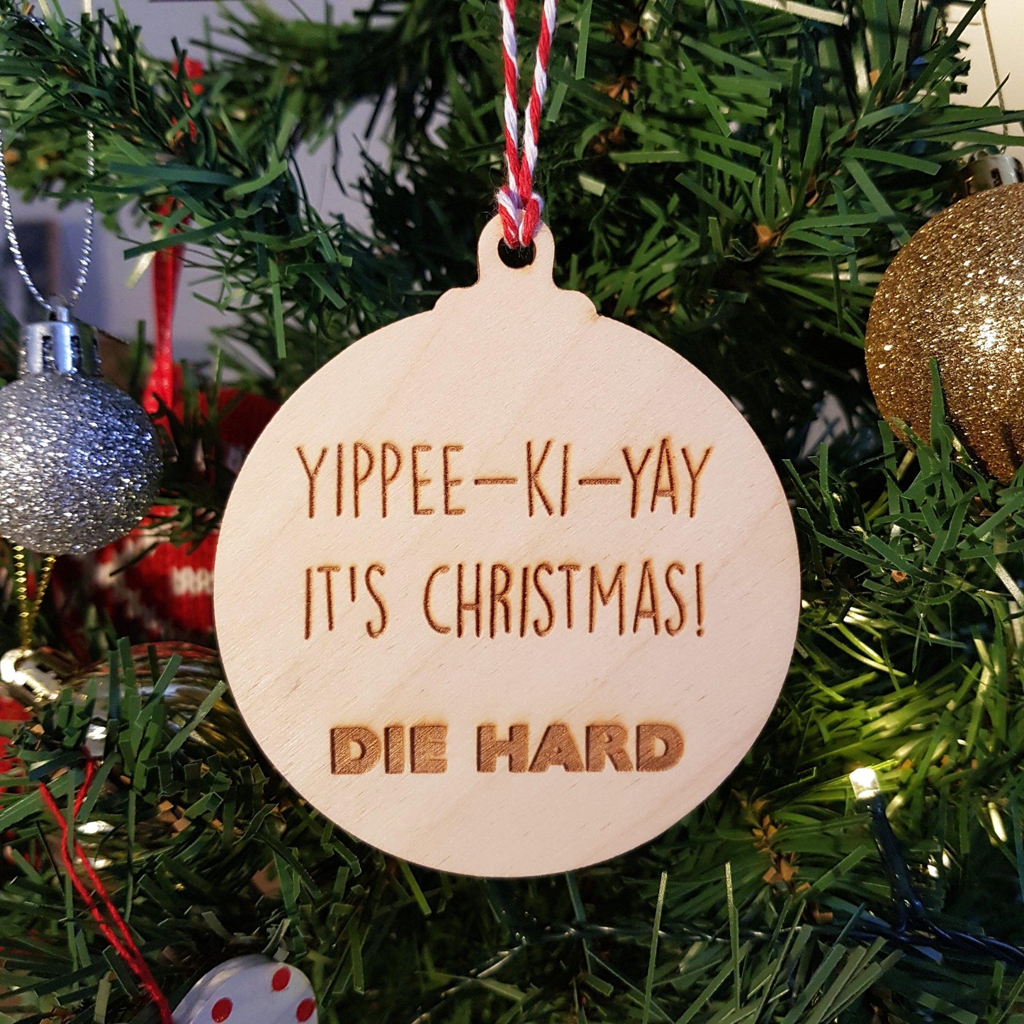 Yippee-Ki-Yay It's Christmas! Die Hard Christmas Bauble