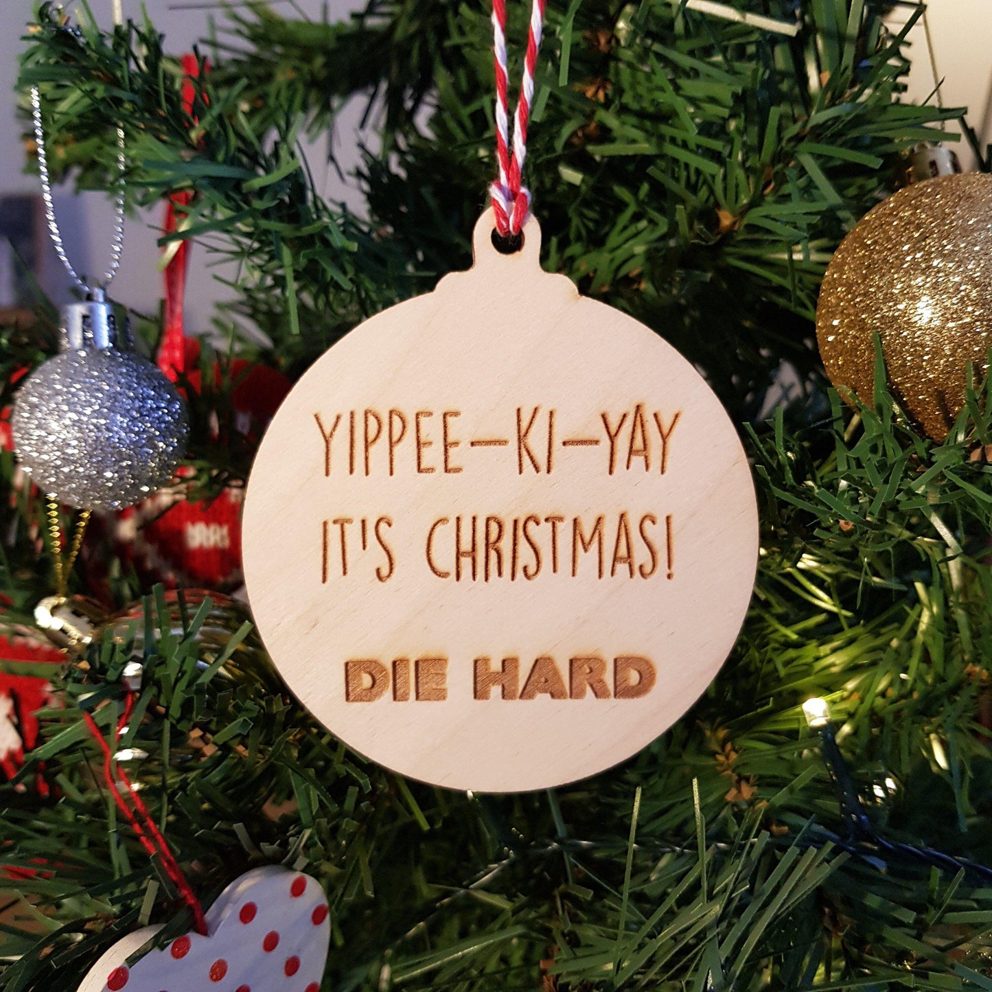 Yippee-Ki-Yay It's Christmas! Die Hard Christmas Bauble