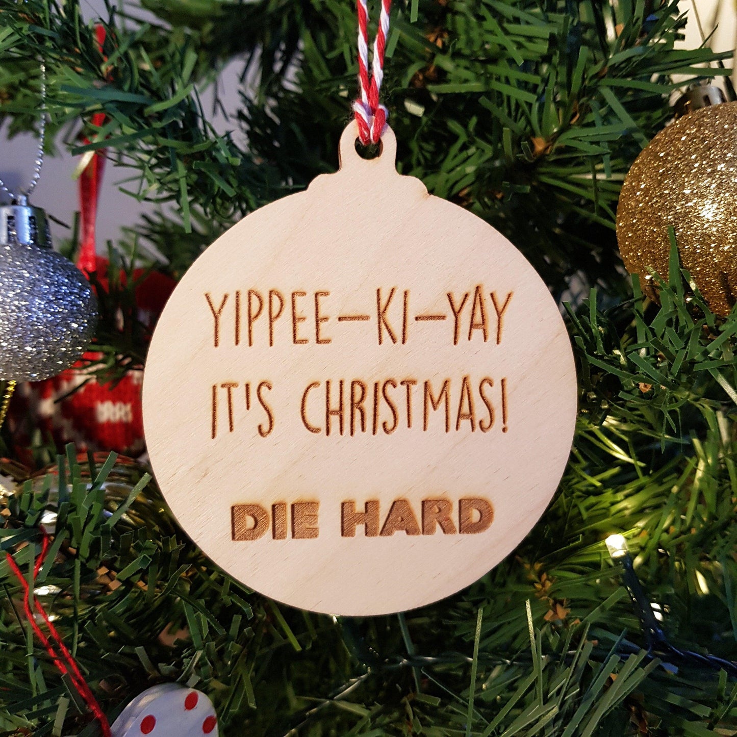 Yippee-Ki-Yay It's Christmas! Die Hard Christmas Bauble